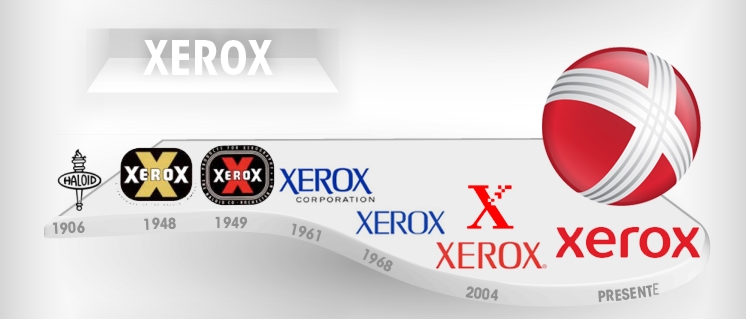 evolucao desenho logomarca xerox