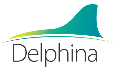 logomarca delphina construcao civil
