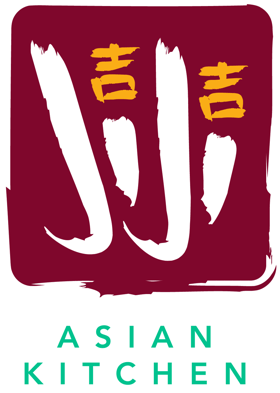 logotipo restaurante asia kitchen