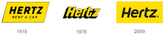 logo hertz aluguel veiculos