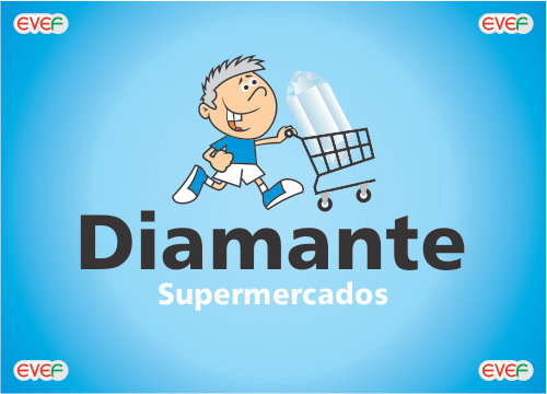 logomarca diamante supermercados