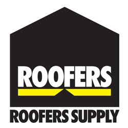 logomarca roofers material de construção