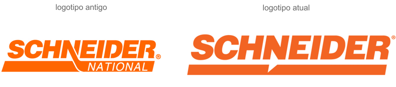 logomarca schneider transportes e logística