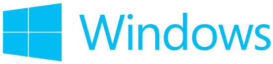 logomarca windows cor ciano azul claro