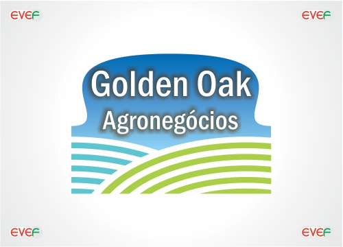 logotipo agronegócio golden oak