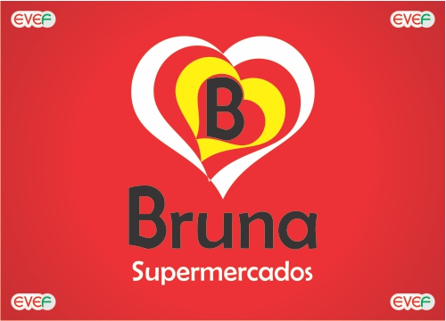 logotipo bruna supermercados