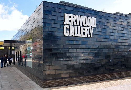 logotipo jerwood gallery edificio fachada predio