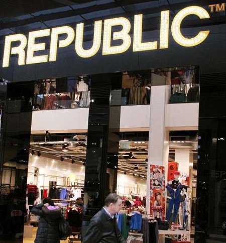 logotipo loja roupas republic