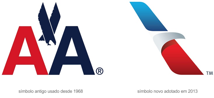 novo simbolo logotipo american airlines