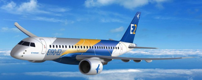 aviao embraer e2 simbolo voo brasil