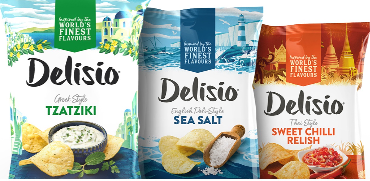 embalagem batata frita delisio logotipo nome fantasia