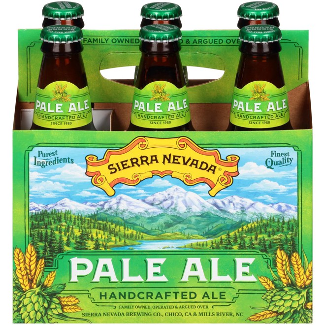 garrafa rotulo embalagem garraga marca cerveja Sierra Nevada Pale Ale