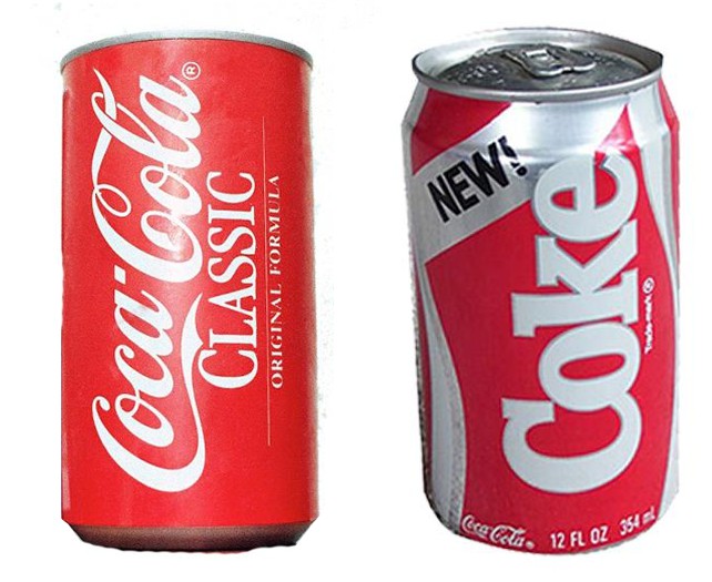 lata refri coca cola classic new coke