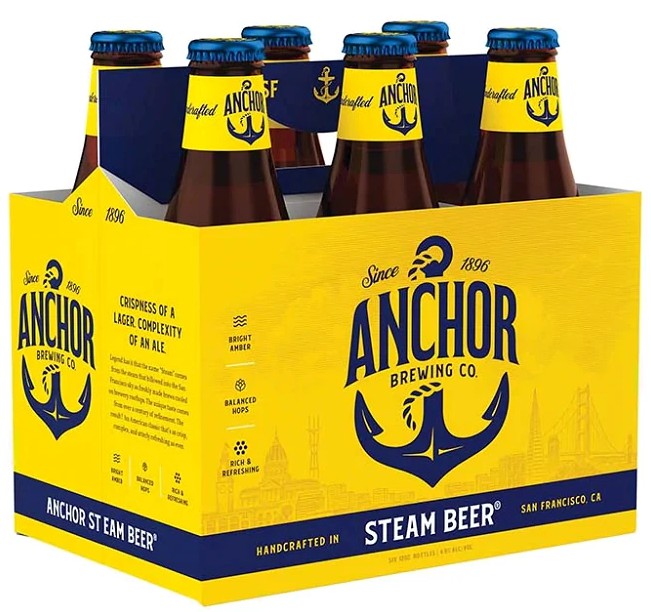 logo cervejaria embalagem packaging beer Anchor Steam