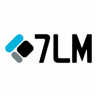 logo construtora 7lm engenharia construção civil vetor