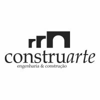 logo construtora construarte engenharia construção civil vetor