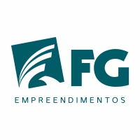 logo construtora fg engenharia construção civil vetor