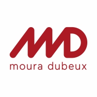 logo construtora moura dubeux engenharia construção civil vetor