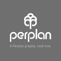 logo construtora perplan engenharia construção civil vetor