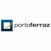logo construtora porto ferraz engenharia construção civil vetor