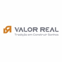 logo construtora valor real engenharia construção civil vetor