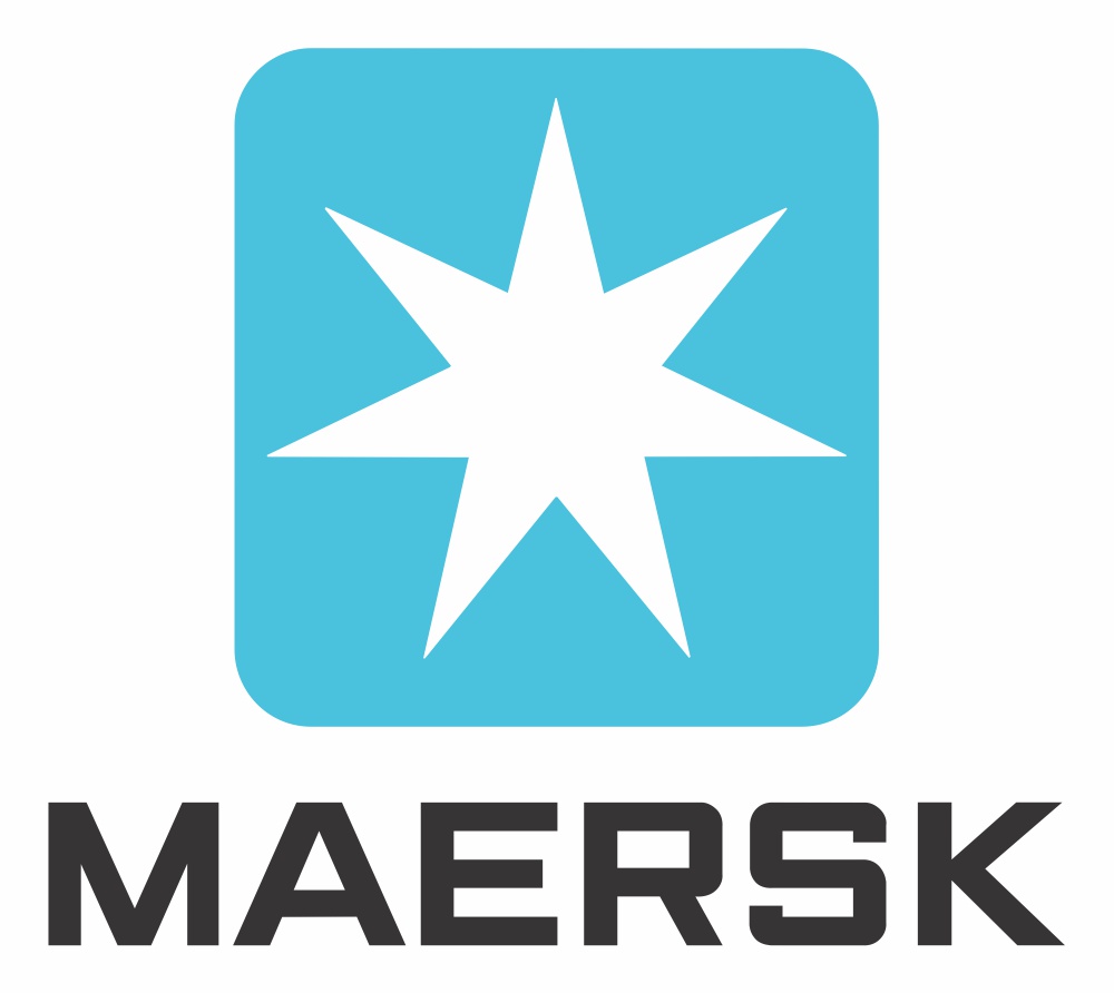 logo transportadora maersk logistica svg download vetor