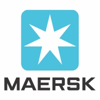 logo transportadora maersk logistica svg download vetorizado