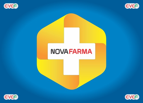 logomarca logotipo drogaria nova farma