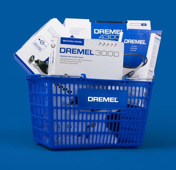 logotipo anuncio marca dremel ferragens ferramentas eua