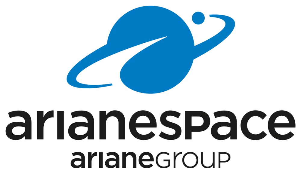 logotipo arianespace empresa espacial satelite foguete