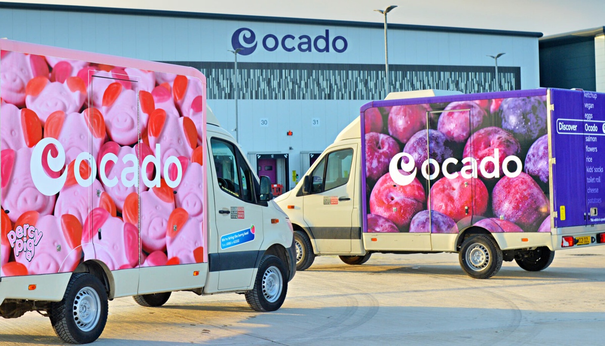 logotipo marca nome fantasia supermercado ocado reino unido