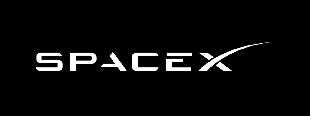 logotipo spacex empresa espacial satelite foguete