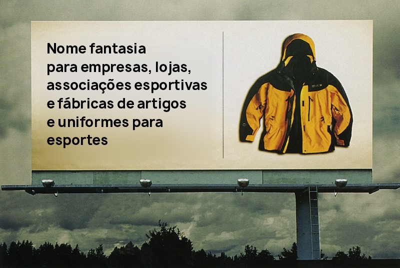 nome fantasia marca esporte artigo empresa roupa uniforme malharia confecção fabrica material esportivo clube