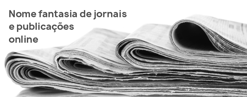 nome fantasia marca jornal publicação gazeta diário online impresso