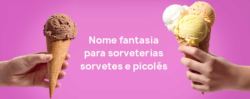 sorvete gelato sorveteria sabores self service picolé nome fantasia marca