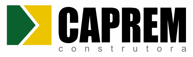 vetor novo logo construtora caprem engenharia construção civil vetorizar