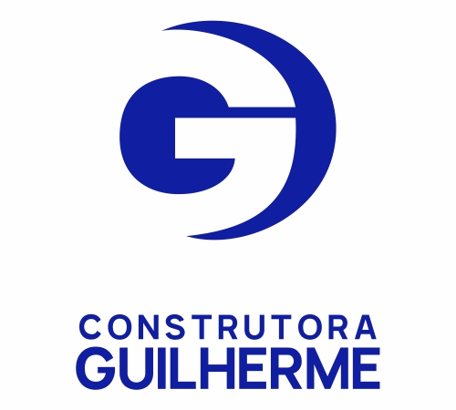 vetor novo logo construtora guilherme engenharia construção civil vetorizar