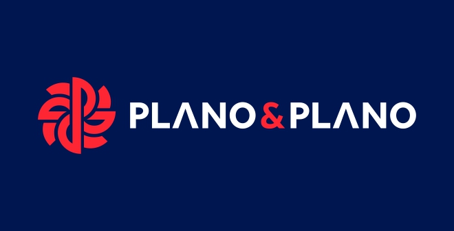 vetor novo logo construtora plano e plano engenharia construção civil vetorizar