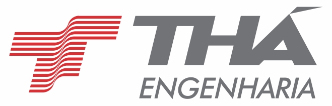 vetor novo logo construtora tha engenharia construção civil vetorizar