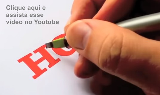 video desenhista logotipo manual freehand