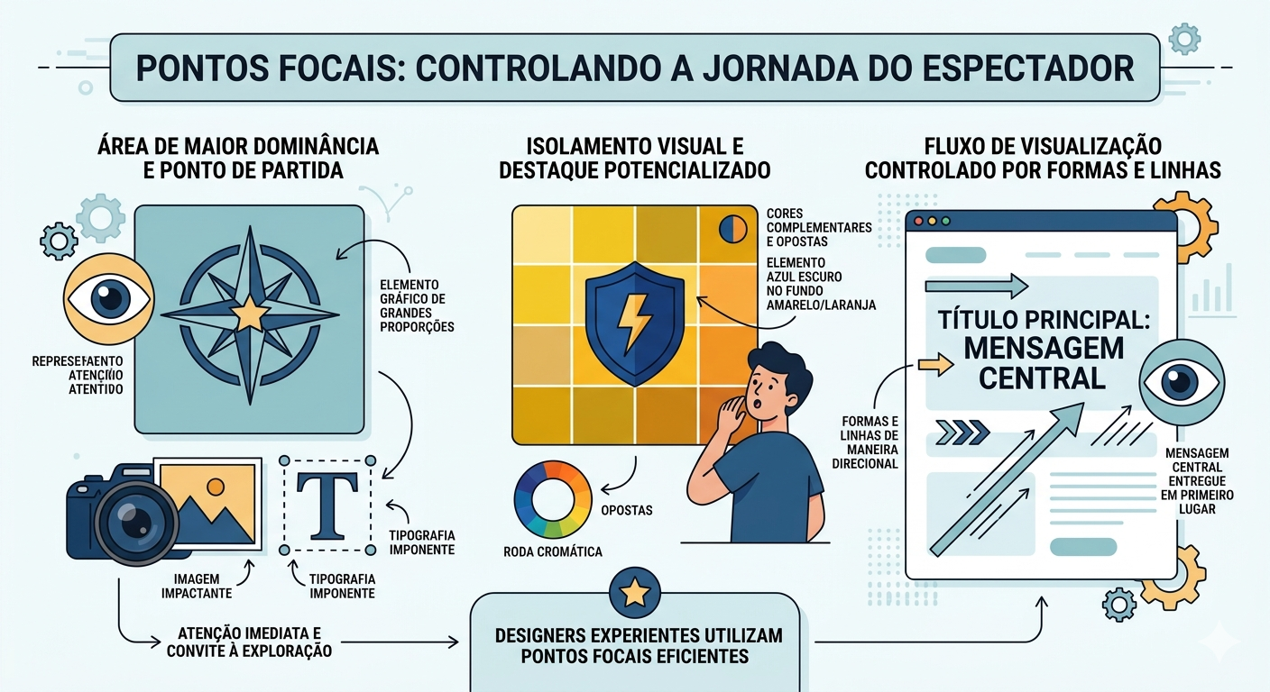 Controlando a Jornada do Espectador com pontos focais
