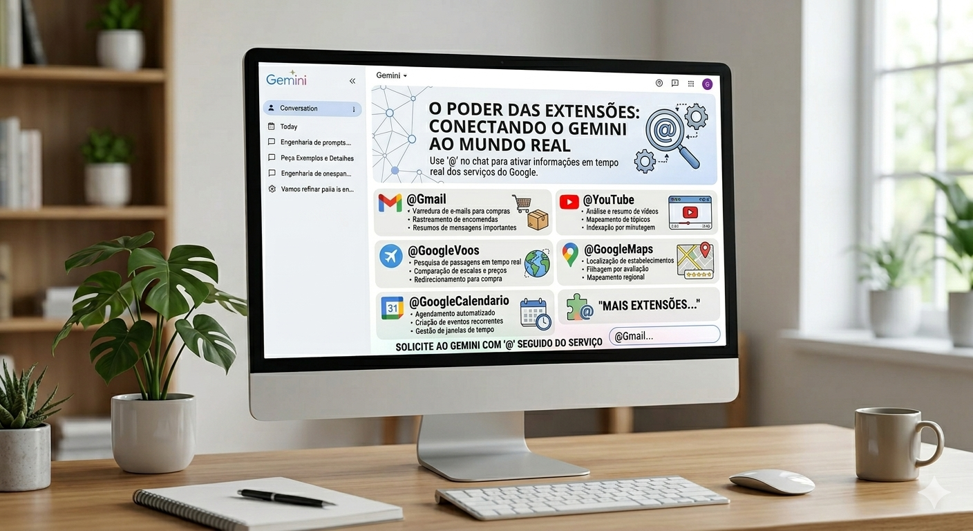 Extensões Conectando o Gemini ao Mundo Real
