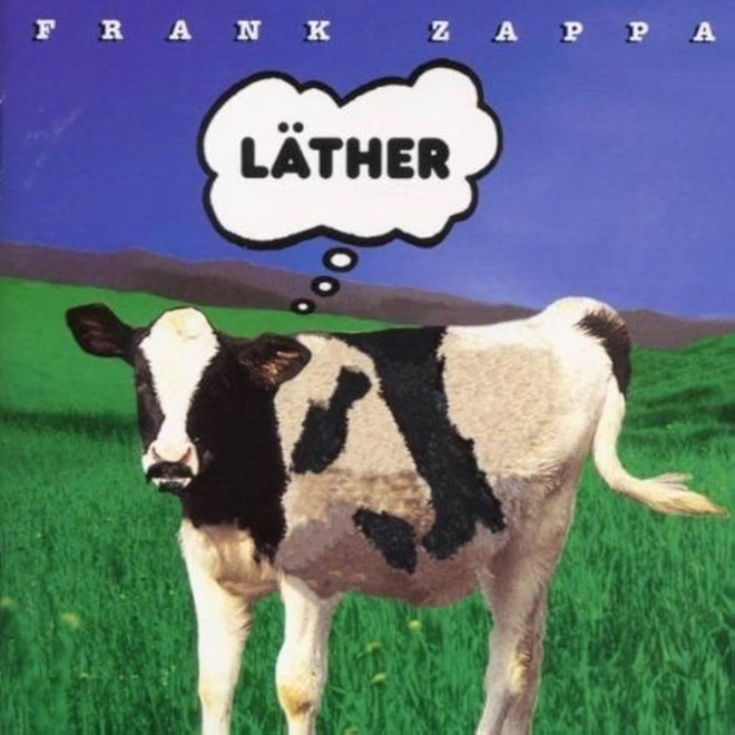 Frank Zappa album disco Lather capa vaca