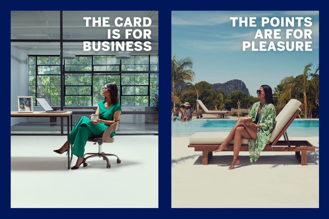 anuncio publicitario amex american express negocios versus prazer