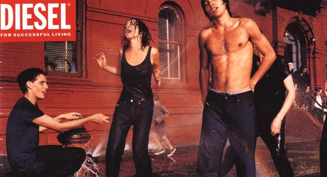anuncio publicitario calca jeans diesel propaganda