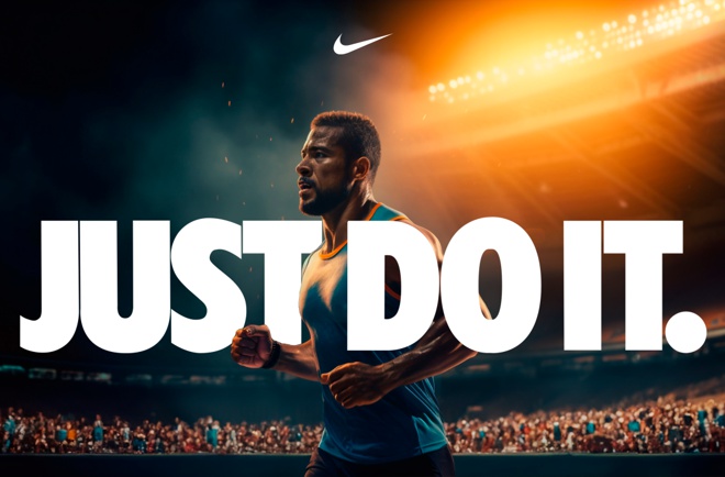 campanha publicidade nike just do it fonte texto futura