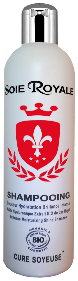 embalagem simbolo xampu flor de liz