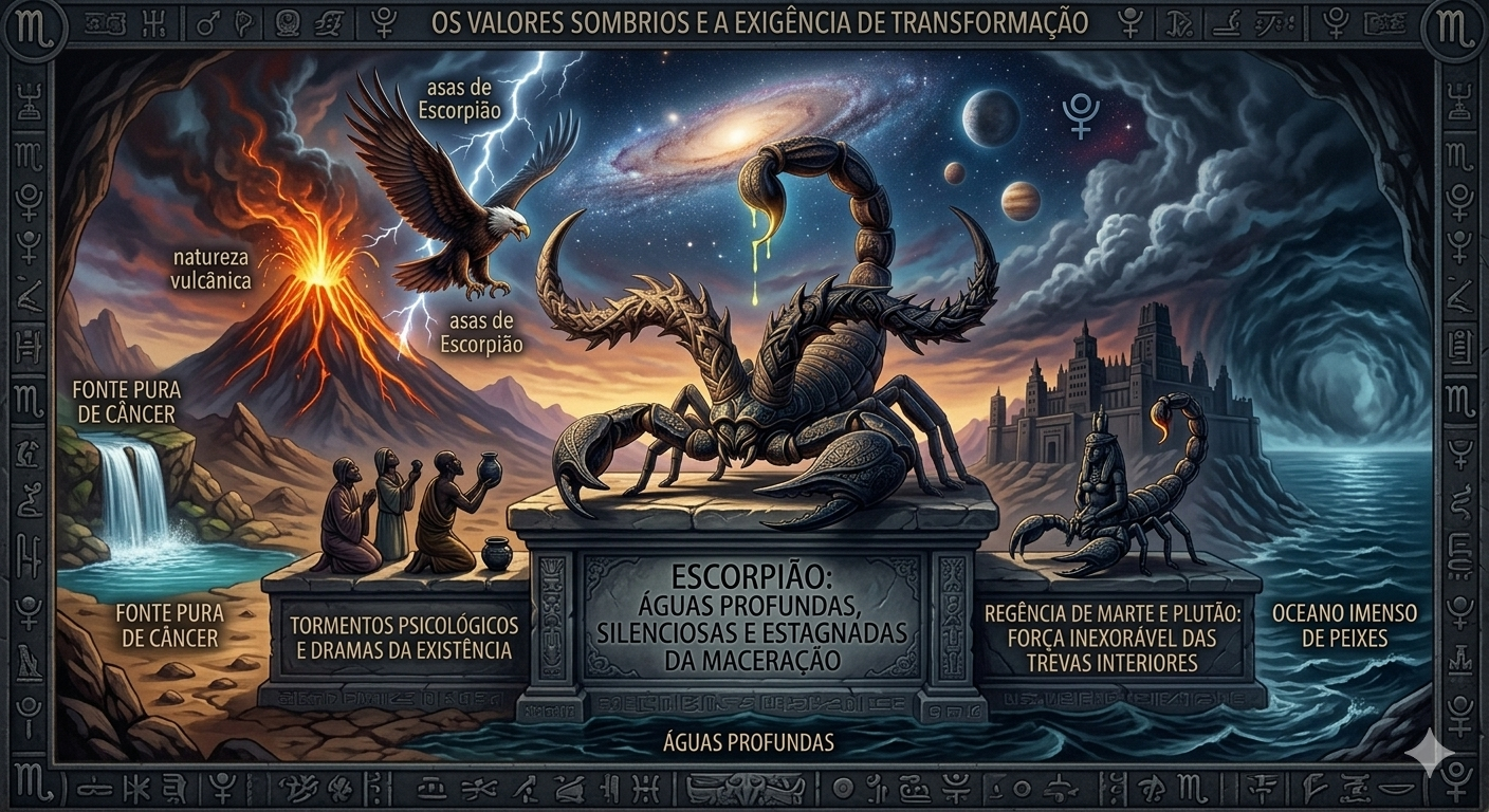 escorpião é o animal que habita as sombras