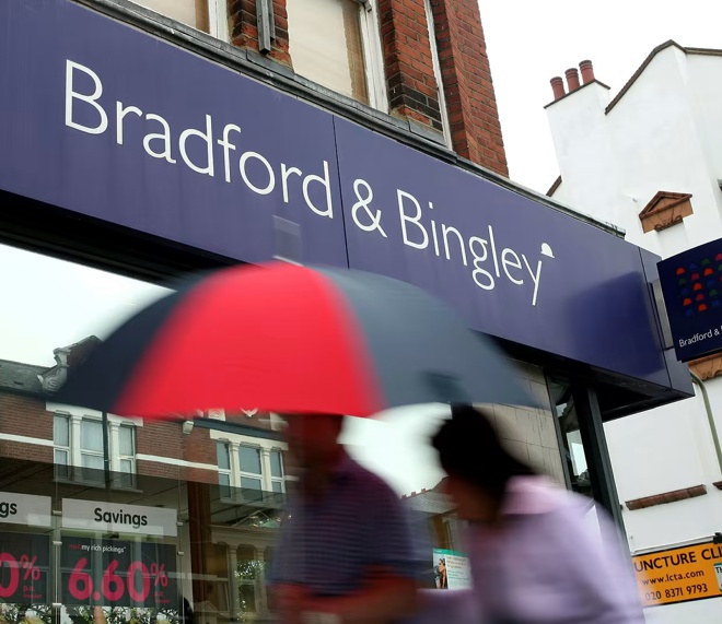 logo banco bradford bingley fonte texto gill sans