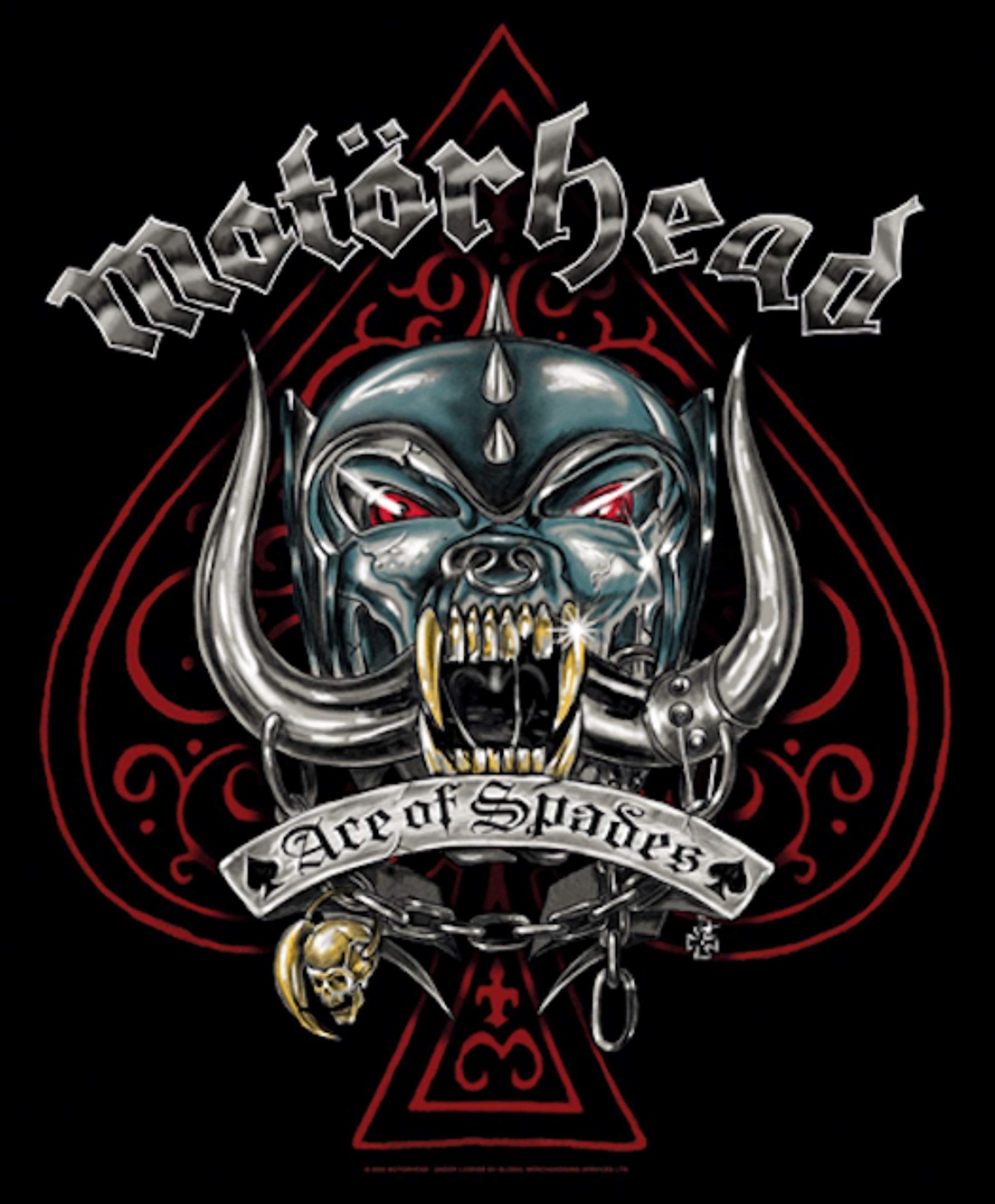 logomarca motorhead banda rock simbologia cranio